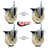 3/8 Inch Threaded Stem Caster with Brake