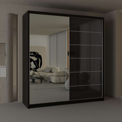 Calvero 2 Door Manufactured Wood Wardrobe