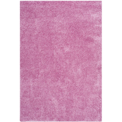 Tapis rose à poils longs Vandoren