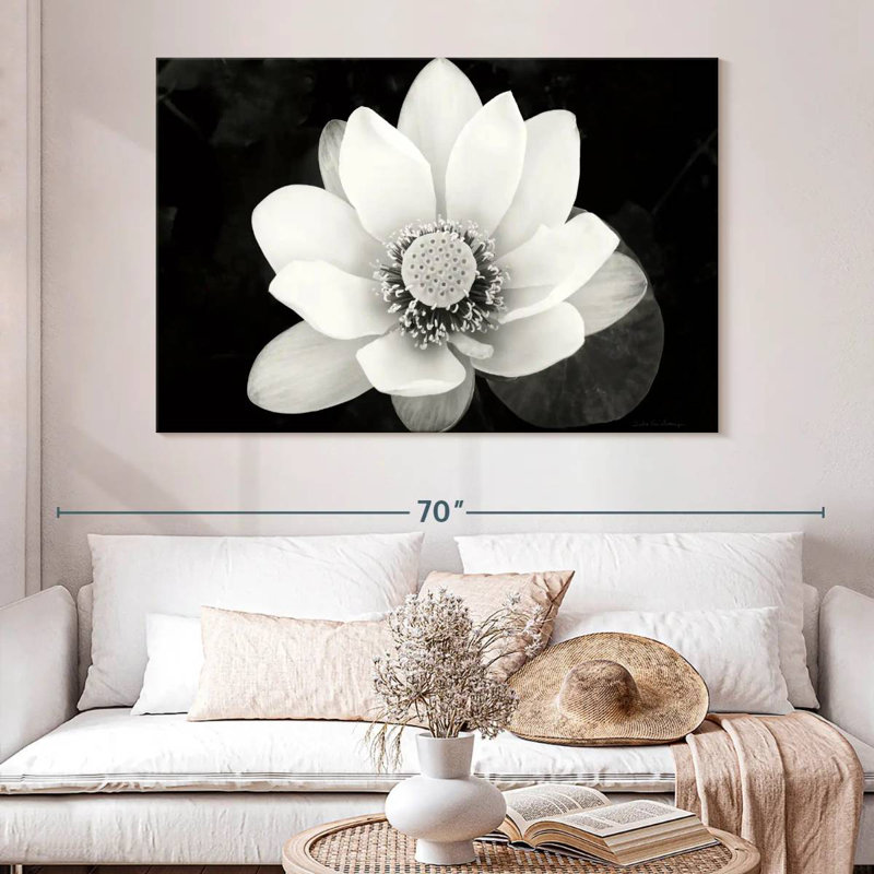 Harnek Lotus Flower II, 34" H x 51" W