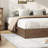 Wood Platform Bed Frame,Wooden Bed Frame Without Headboard, Wood Slat Support-2093448980-2093448982
