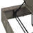 Sunbed With Floating Cushion Gray Poly Rattan-1057401098-1057401102