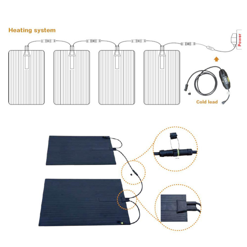 DR. INFRARED HEATER DR-101 Snow Melting Mat, 23x40 Inches, blue