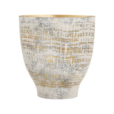 Hector Candleholder - Large Whitewash