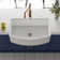DeerValley Fireclay Single Basin Curved Farmhouse Kitchen Sink with Sink Grid and Basket Strainer