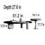 Ensemble de tables basses Luxury