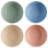 Spice by Tia Mowry 4 Piece 6 Inch Stoneware Cereal Bowl Set in Matte Assorted Colors