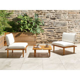 Frascati 2 - Person Garden Lounge Set with Cushions