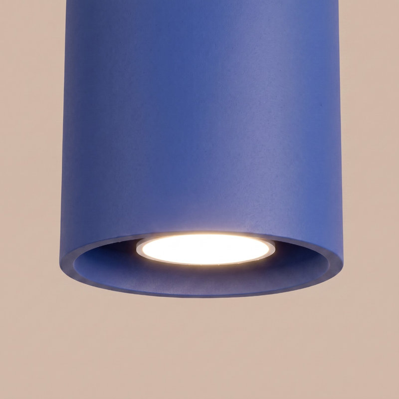 ORBIS Flush Mount, Ultramarine, Ceiling lamp ORBIS 1 ultramarine, 1 Light