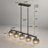 Five-Light Linear Modern Island Lights for Dining Room Kitchen Living Room