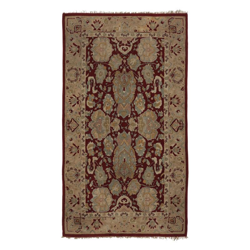Antique One-of-a-Kind 4'0x7'5 Hand Knotted Area Rug