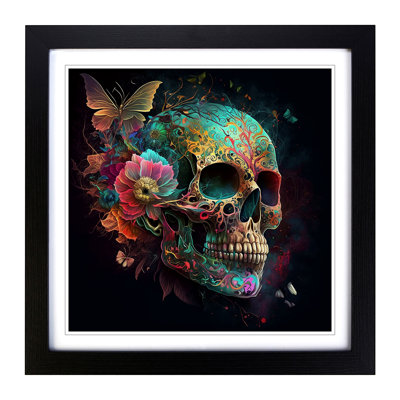 Sugar Skull No.1 - Framed Print