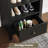 71" 16 Pair Shoe Storage Cabinet With 1 Storage Drawer And 4 Adjustable Shelves for Living Room-1442457559