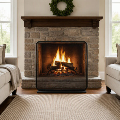 Iron Fireplace Screen