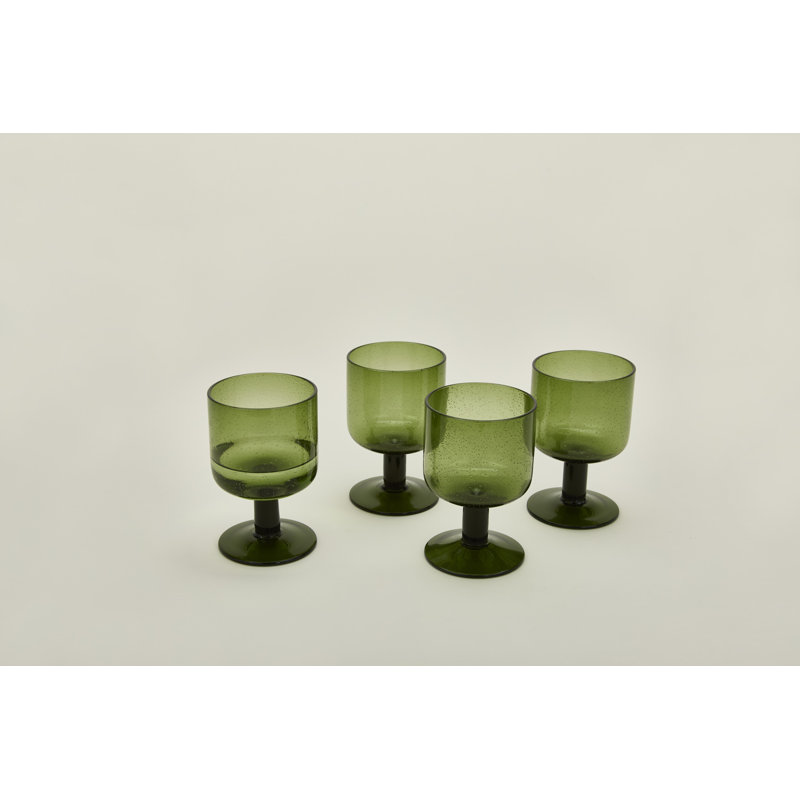 Simple Wine Glass, Olive