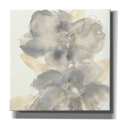 «Floral Gray II» par Chris Paschke, estampe numérique sur toile