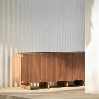 Italian luxury   color-matched cabinet