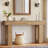 63" Farmhouse Console Table, Natural Wooden Sofa Table Rectangular Accent Console For Entryway, Hallway & Living Room (natural)-876981168