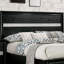 1pc lit grand contemporain noir 1pc