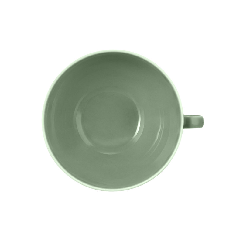 Porcelain Teacup, Sage Green