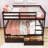 2 Drawers Wooden Bunk Bed with Ladder-1533013103-1533013098