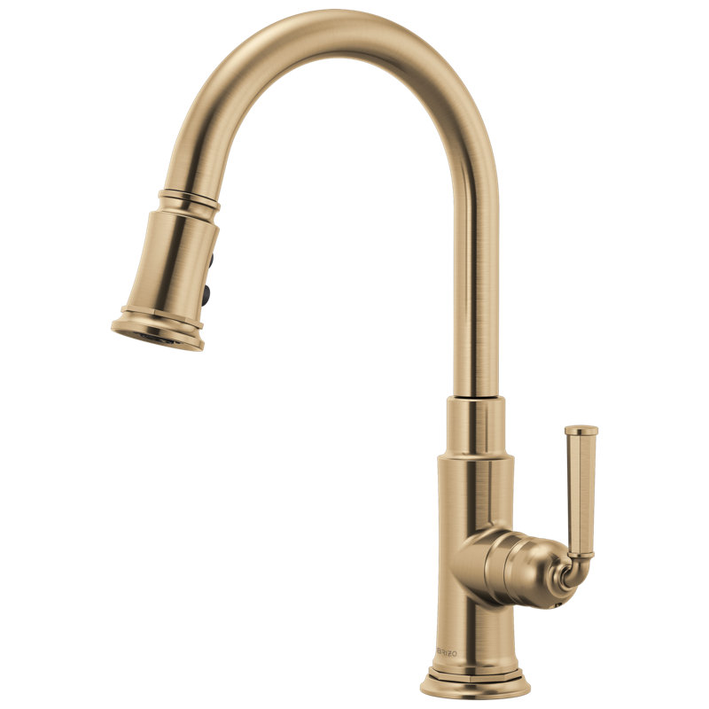Rook® Pull-Down Single Handle Kitchen Faucet, Luxe Gold