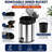Steel Step On Waste Basket - 1.3 Gallons