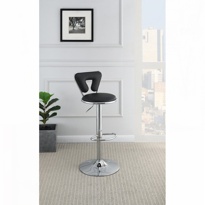Adjustable Bar stool, Black