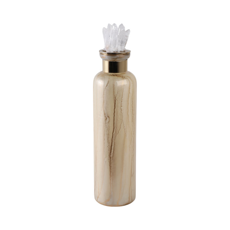 Bouteille de verre à quartz Rosdorf Park Lynnlea, H 20 po x l 5 po x P 5 po