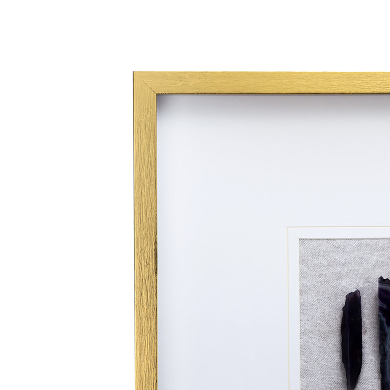 2 boîtes murales carrées en agate mauve 23,5 po Grace - Agate