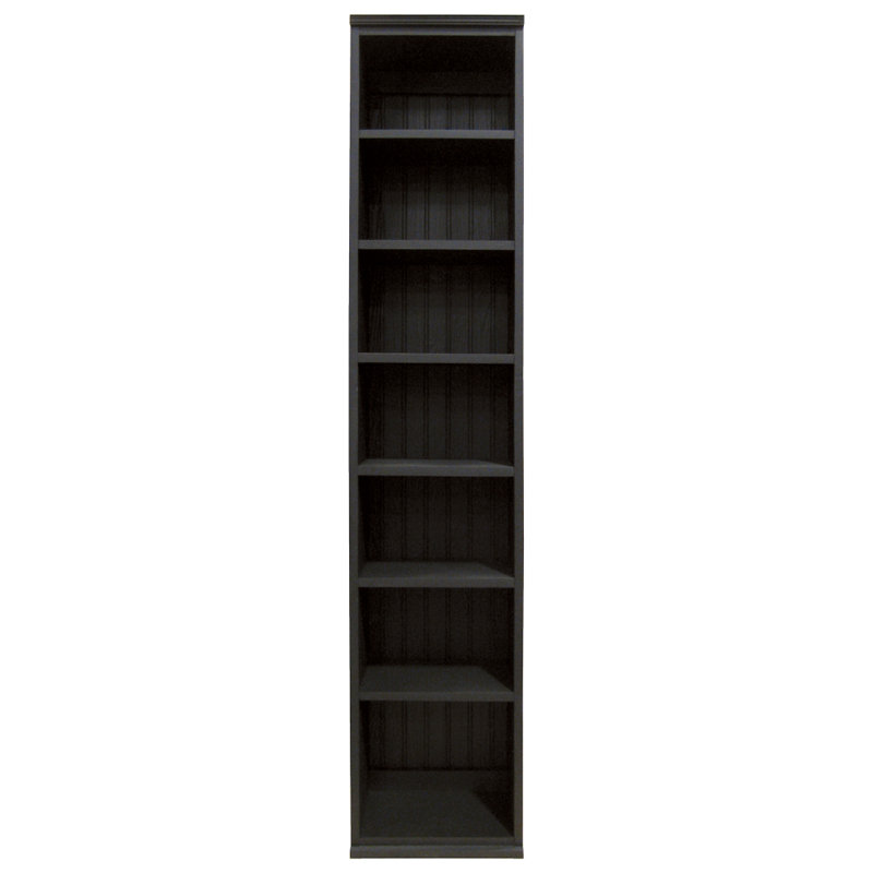 7 Pair Solid Wood Shoe Rack, Black