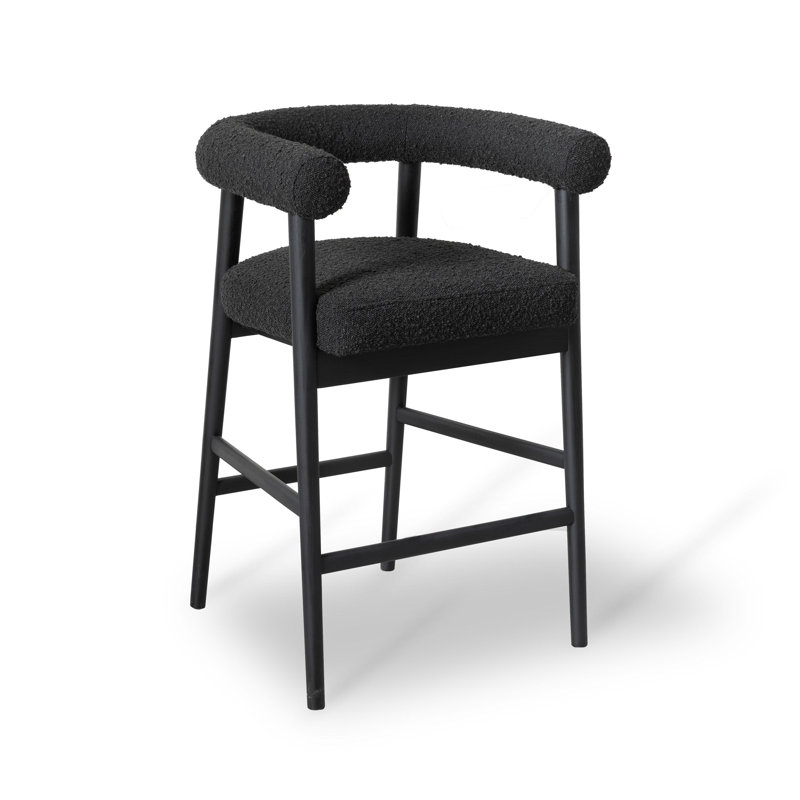Spara Performance Boucle Counter Stool, Black