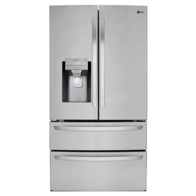 LG 28 cu. ft. 4-Door French Door Smart Refrigerator with Ice and Water Dispenser, 36 -  LMXS28626S