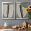 «Paper Slice III», ensemble de 2 peintures sur toile encadrées-368120101-368120099