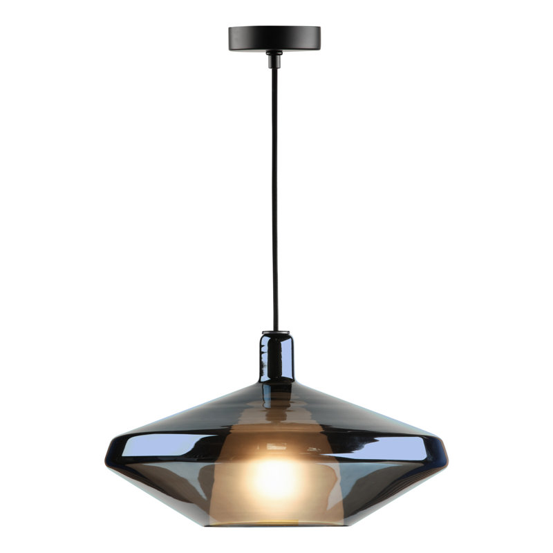 Chiou 1 - Light Blue Glass Pendant