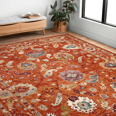Fierros Wool Oriental Indoor Rug