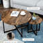 Ensemble de 2 tables basses rondes