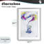 «Spring Elephant & Paint Splatter», reproduction encadrée sous verre, conception de Marc Allante-922163307-922163296