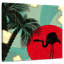 Flamant rose et palmier Brampt-109215581