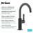 Oletto Single Handle Kitchen Bar Faucet-88792984