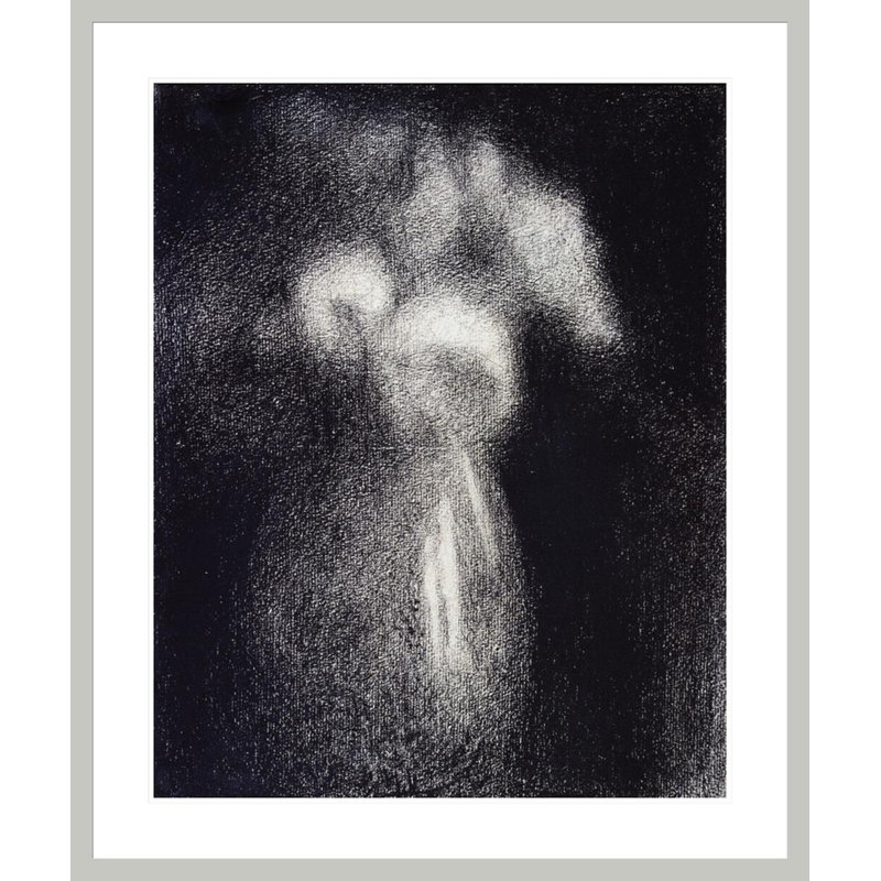Vase de fleurs par Georges Seurat, 39.96" H x 33.5" W