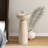 Sleek Cylinder Sandstone Side Table-621090166