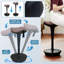 Tabouret réglable sans dossier, tabouret réglable, brun