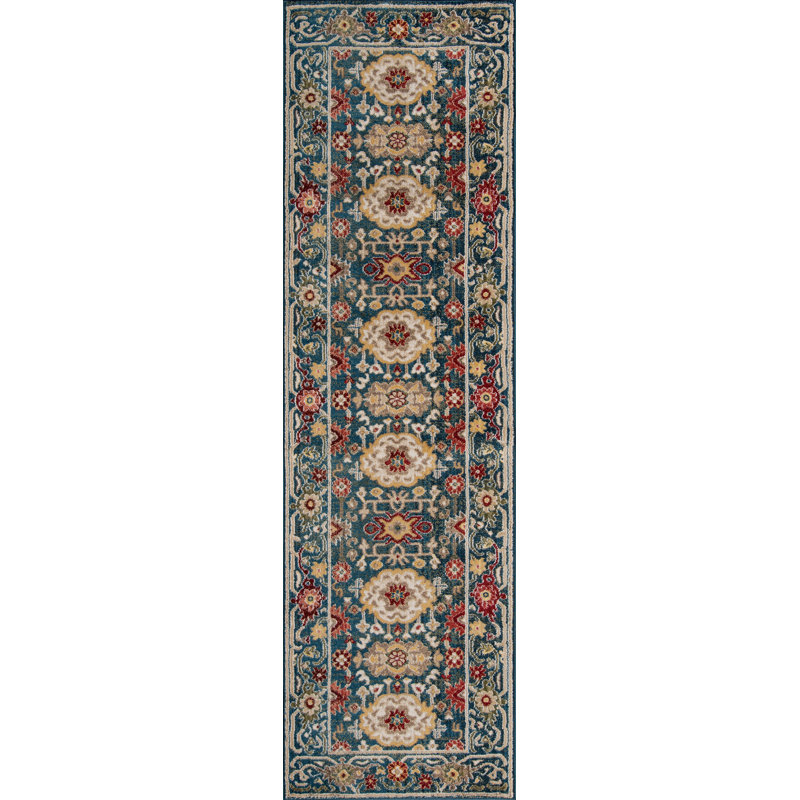 Tapis bleu Canberra, Tapis de couloir 2 pi 3 po x 8 pi