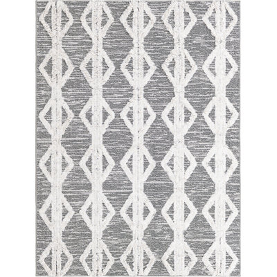 Tapis contemporain blanc cassé Eiryn