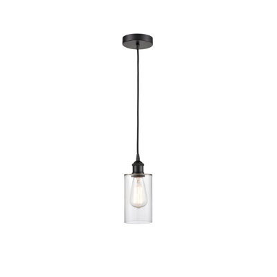 Luminaire suspendu cylindrique à 1 lumière Ervine