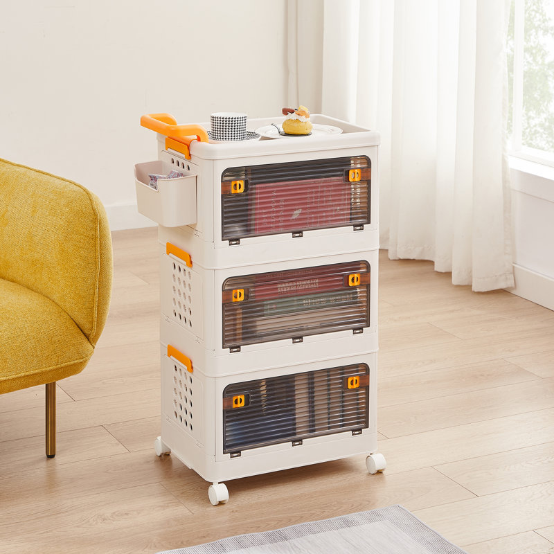 Aarn Plastic with Lids 3 Tier, 3 Pieces Stackable for Storage, with Lids