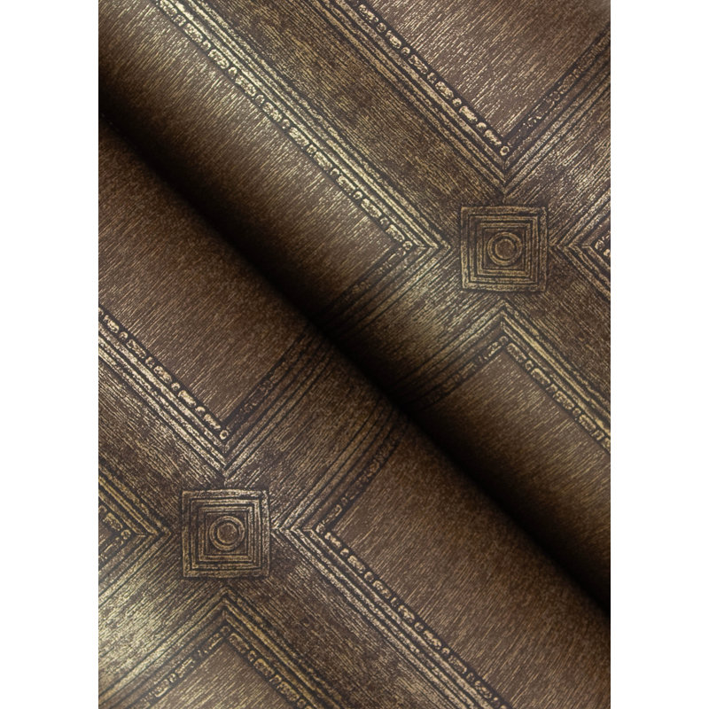 Papier peint Moorland, Marron foncé