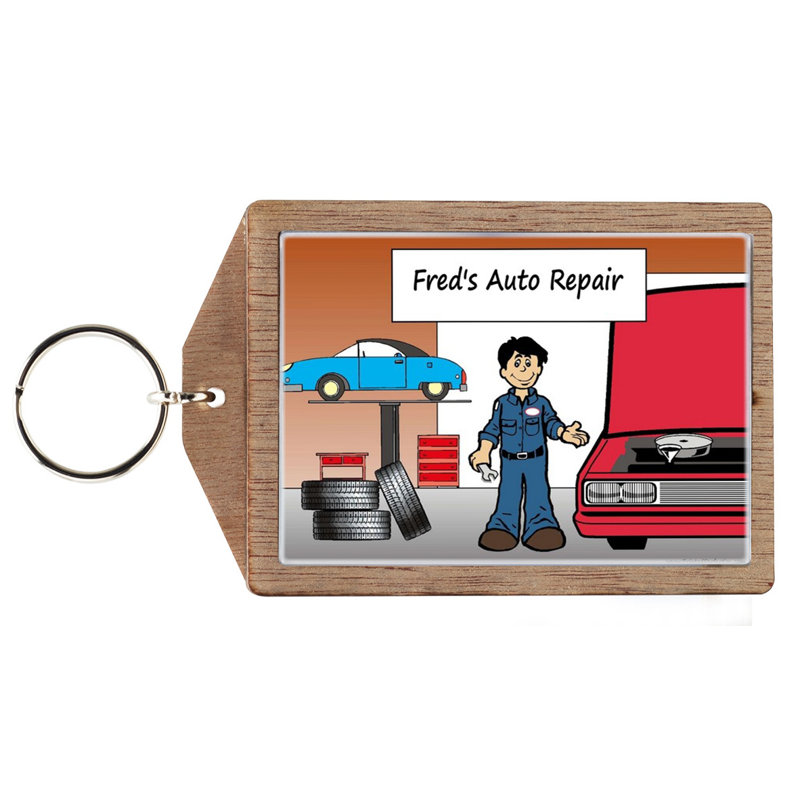 Mécanicien automobile personnalisé - Porte-clés mâle