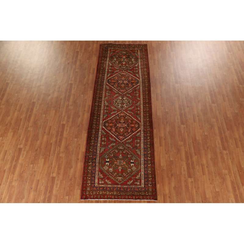 Tapis de couloir géométrique 4 x 12